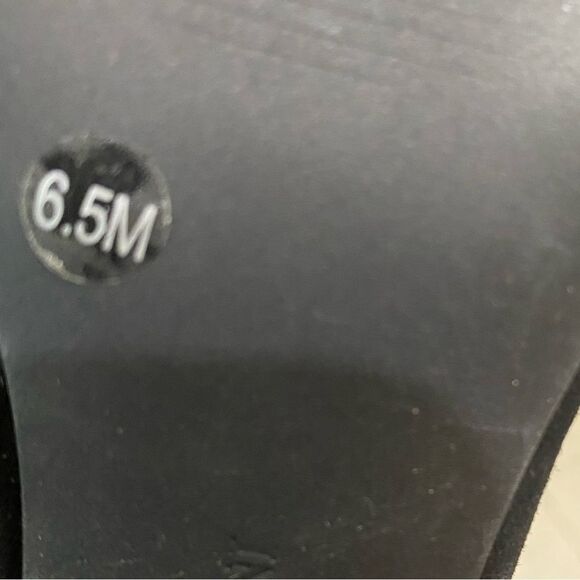 Alfani Prima Binddi Lace Up Pumps Block Heel Black Suede SZ 6.5 Whimsigoth Vamp - Picture 8 of 10